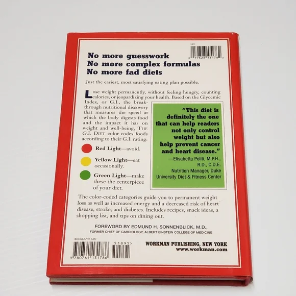 The Glycemic Index Diet Rick Gallop Hardcover Book - Picture 2 of 5